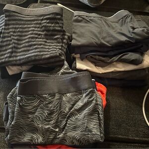 Fruit of the Loom Men's Boxer Briefs - Black, Gray, Red